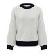 thumbnail image 4 of Suéter de cuello redondo para mujer, moda informal, color retro, tejido de manga larga, suéter de cuello redondo para mujer, 4 of 8