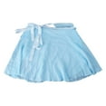 thumbnail image 3 of Aellinatey Ballet Wrap Skirt Solid Sheer Chiffon Dance Skirts with Adjustable Waist Ties, 3 of 11
