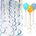 thumbnail image 4 of Serpentinas colgantes en espiral Homerr para fiestas, de aluminio, para decorar fiestas. Juego de 6 serpentinas colgantes de plástico para fiestas. Ideales para decorar fiestas., 4 of 8