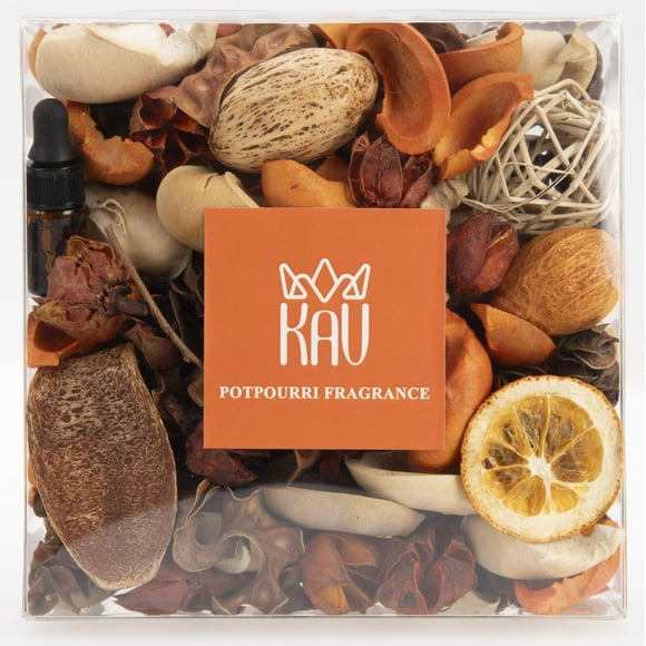 Kav Potpourri Bowl Filler Spring Pot Pourri Dried Flower Vase Fill Mix Home Decor Scented Dry Petal Puporri Cinnamon And Citrus Scents Natural Flower Home Fragrance 14 Oz (Orange Blossom)