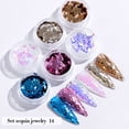 thumbnail image 1 of FcBaudy Nail Powder Nail Art Sequins Nails Gold And Glitter Heart-shaped Patch Set Nail lacquer, 1 of 2