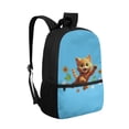 thumbnail image 2 of KUIFORTI Tote Backpack Bookbag Laptop Backpacks Multipurpose Daypack for Boys Girls 17 Inch SchoolBag, Cartoon Cat Print Blue, 2 of 6