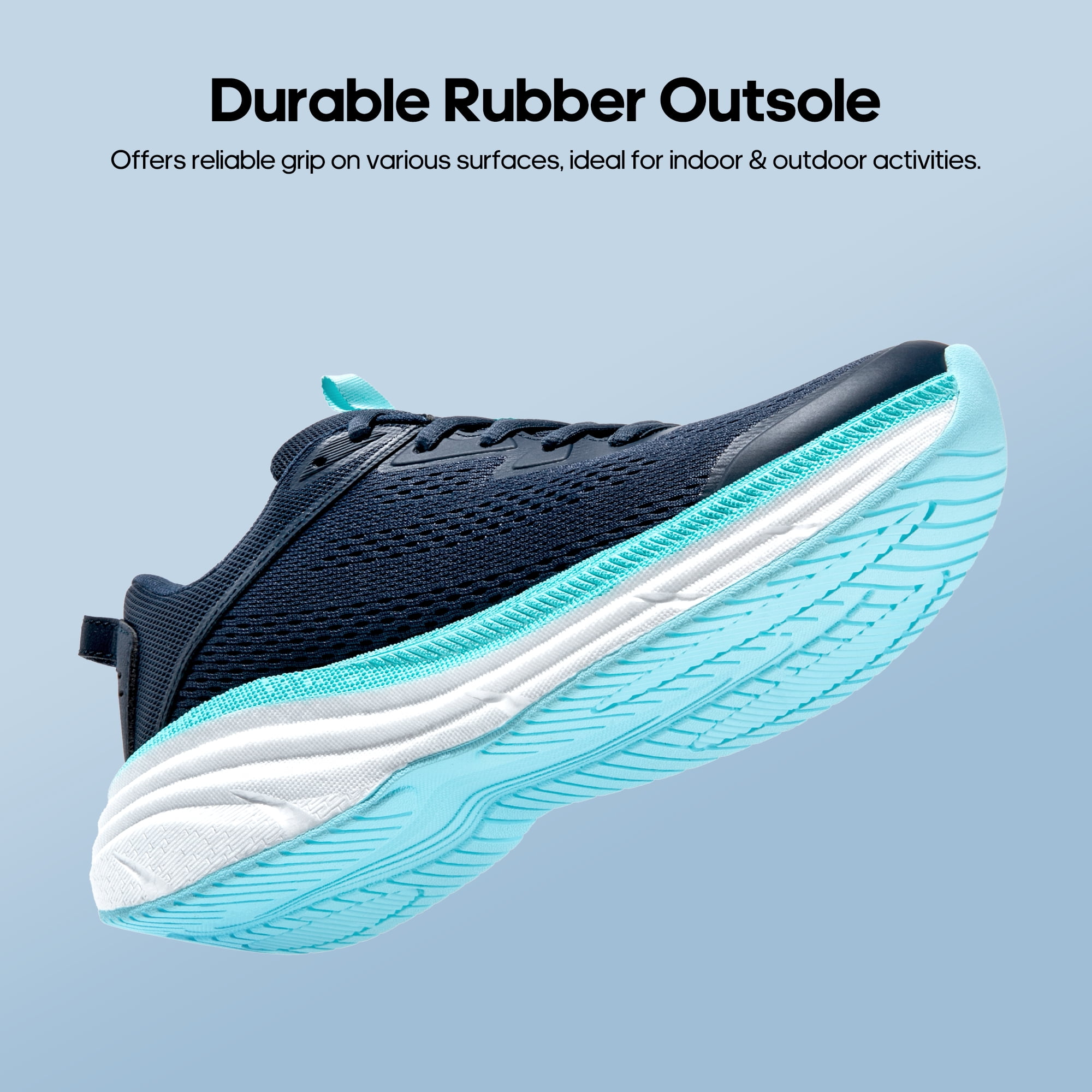 NORTIV 8 Women's Running Walking Tennis Shoes: FlexLife Comfortable Cushioning, Non-Slip Breathable Cross Trainer Gym Jogging Sneakers