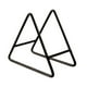 thumbnail image 1 of Soporte para posavasos, estante de exhibición, placa de hierro, posavasos de almacenamiento de Metal, soporte triangular para bebidas de cocina, soporte negro redondo, 1 of 2