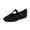 Black -AS20, variant on Women's Knit Mary Jane Square Toe Ballet Flats Adjustable Strap Comfort Ballet Flats Navy 36