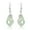 Mint Green, variant on Sterling Silver Pink & Freshwater Pearl Seaglass Boho Chic Earrings