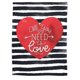 thumbnail image 1 of Dicksons Inc Bandera de jardín con estampado All You Need Is Love, 1 of 1