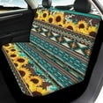 thumbnail image 3 of Binienty Aztec Sunflower Car Front Back Seat Covers Full Set of 4 Pieces Universal Fit Most Car SUV Van Truck,Back Seat Protector Pads for Women Ladies fit Most Cars Sedan SUV, 3 of 6