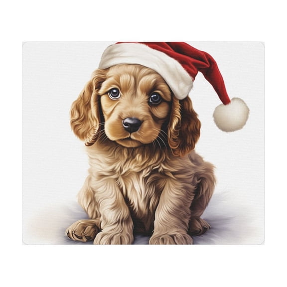 DistinctInk Mouse Pad - 1/4" Foam Rubber - Cocker Spaniel Puppy Drawing