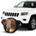 thumbnail image 2 of Kdxio Elephant Sunset in Kenya for Tire Cover Wheel Protectors Tyre Covers Weatherproof Wheel Covers Universal Fit for Trailer Rv SUV Truck Camper Travel Trailers 14 inch, 2 of 8
