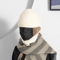 thumbnail image 6 of CoCopeaunts Winter Knitted Mohair Ear Hats For Women&Men Warm Beanies Caps Outdoor Ski Balaclava Bib Earflap Bomber Cap Ladies Skullies Hat, 6 of 6