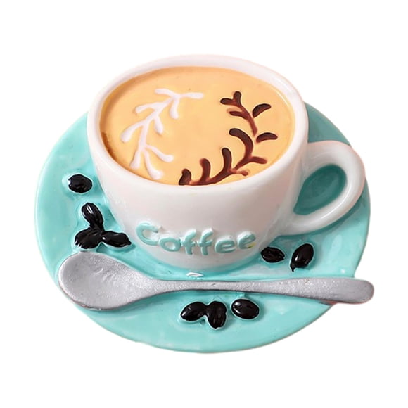 Juguete de Cocina Miniatura perfecl 1/6 1/12 Resina Cafe Azul