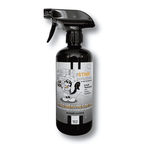 The Stink Solution Kitchen Odor Eliminator Spray, Scent Sugar Cookie, 16 oz Bottle, 1 Count
