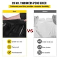 thumbnail image 3 of VEVOR LLDPE Pond Liner 15x20 ft, Pond Liner 20 Mil, Fish Pond Liners for Waterfall, Pond and Fish Ponds, 3 of 9