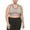 Beige, variant on Intimates Gray Reversible Logo Band Medium Impact Sports Bra Plus 3X