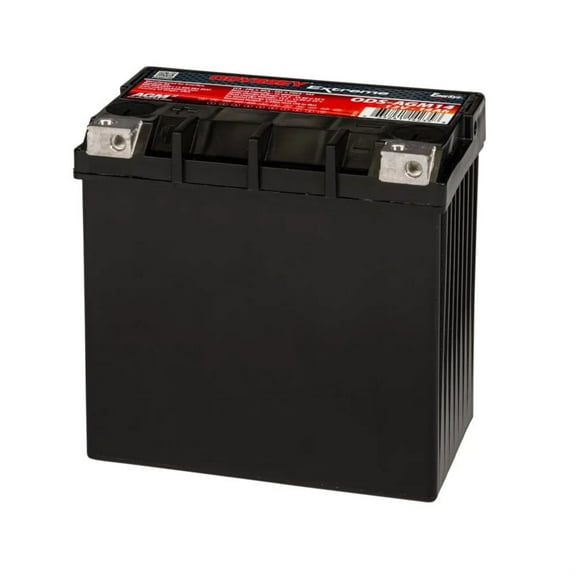 Odyssey Battery, Extreme Series, Powersport, AGM, 12V, 320 Cranking amps, Top/Side Post Terminals, 5.9 in L x 5.7 in H x 3.4 in W, Each