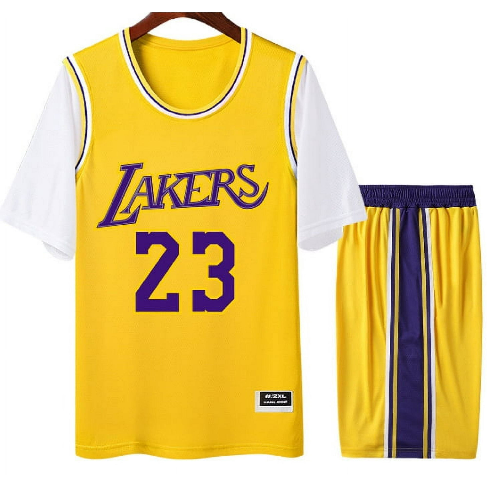 Maillot de Basketball pour Hommes 23 Lakers Chicago Bulls T