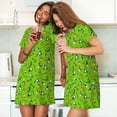 thumbnail image 4 of Vsdgher Chemise de Nuit à Manches Courtes pour Femmes, Motif Club de Golf, Col Rond, Mignonne, Confortable, 4 of 6