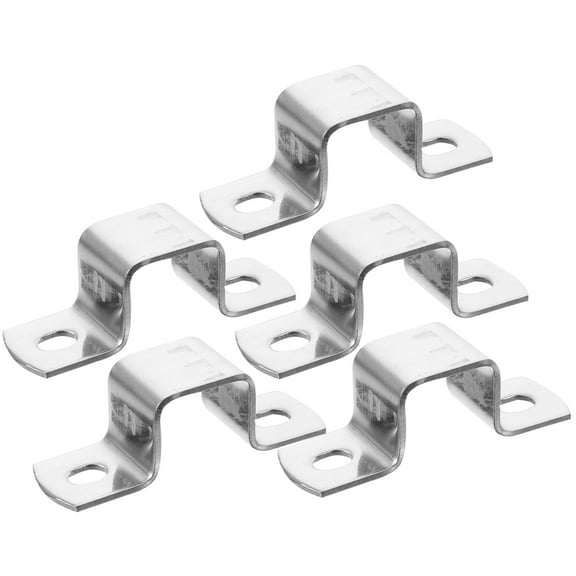 Masteelf  6 Pcs Stainless Clamps Heavy Duty À U-shaped Bracket Clip