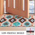 thumbnail image 3 of Colorful Geometric Triangle Diamond Pattern Door Rugs,Washable Non Slip Door Mats Indoor,Decorative Door Mats,Entry Mat Indoor for Entrance,Bedroom,Kitchen,Bathroom,17"x30", 3 of 6