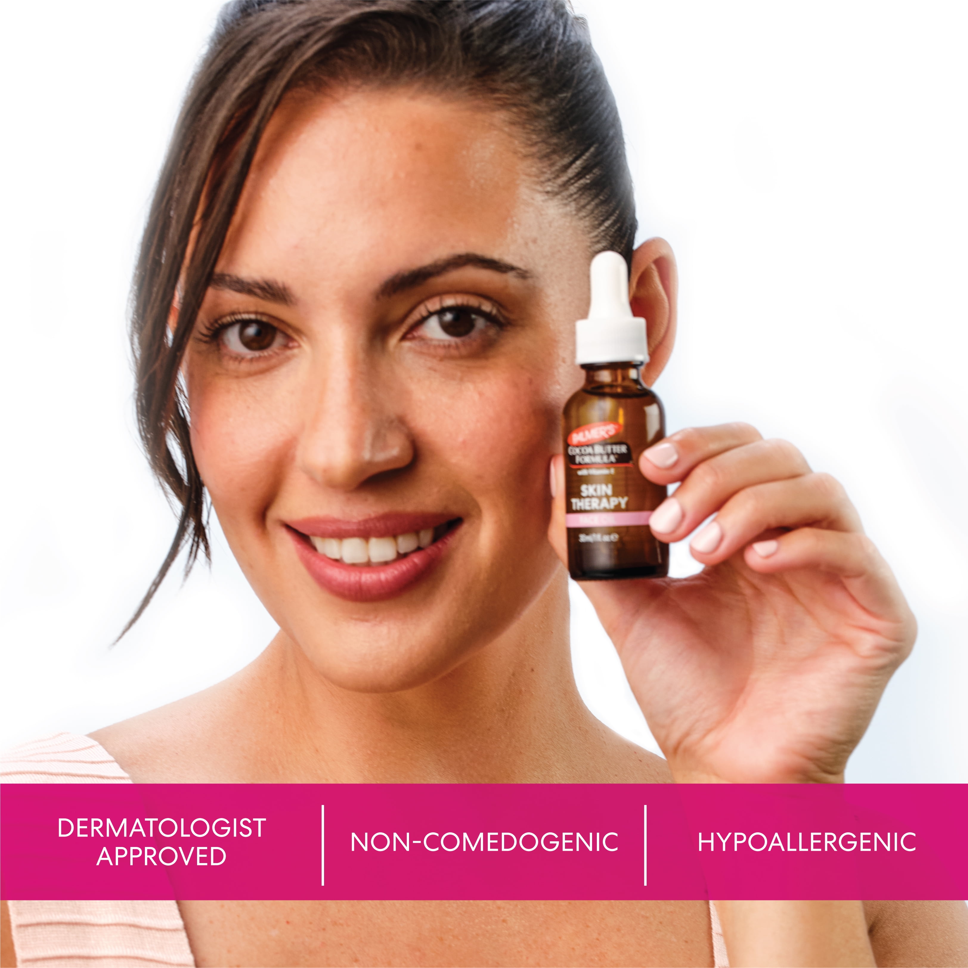 (2 pack) Palmer's Cocoa Butter Formula Rosehip Fragrance Skin Therapy Oil for Face, Vitamin C Retinol, 1 fl oz