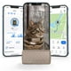 thumbnail image 1 of Localizador GPS para gatos Tractive, ubicación en tiempo real y bienestar, 5 días, 1 of 8