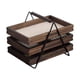 thumbnail image 1 of Bandeja de joyas de madera Anillos de arete de aretes Caja de almacenamiento de 3 capas decorativas para mujeres organizador de cajas de joyería para, 1 of 9