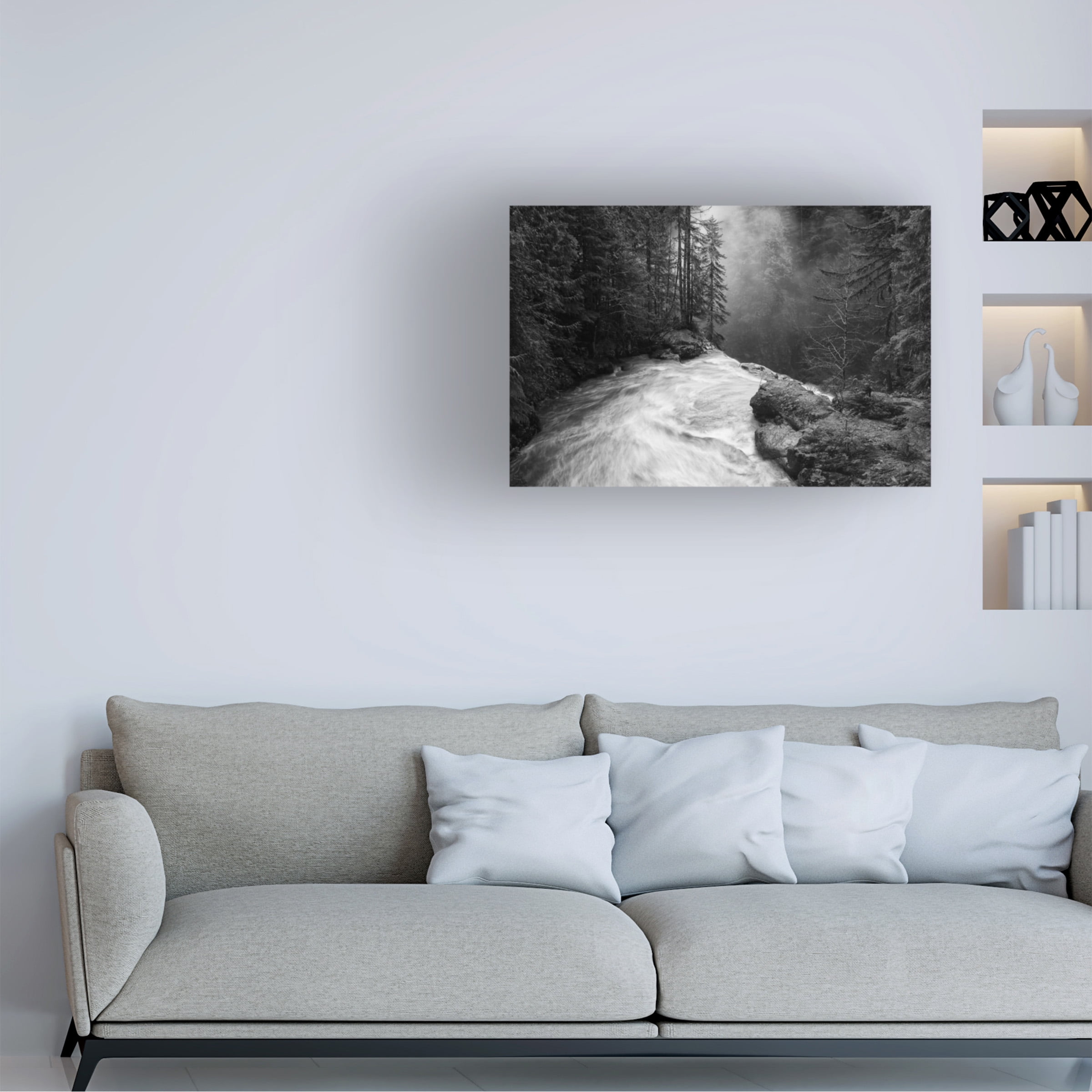 James K. Papp 'Over The Falls' Canvas Art