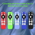 thumbnail image 2 of Huanledash Protective Cover Waterproof Shock proof Top Opening Remote Control Solid Color Silicone Case for Onn for Android TV 4K UHD, 2 of 8
