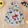 thumbnail image 2 of TBWNWG Boys Anime 3D Digital Print Hooded Pullover Casual Loose Fit Sweatshirt for Daily Wear Autumn Winter Kids Outdoor School Activity, 2 of 4