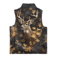 thumbnail image 5 of Binienty Camo Hunting Elk Vest Waistcoat for Girls Polar Fleece Vest With Front Pockets Stand Collar Soft Fuzzy Fluffy Fleece Jacket Toddler Trendy Winter Clothes, 5 of 7