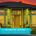 thumbnail image 6 of Luxrite A19 LED Yellow Light Bulbs 60W Equivalent Non-Dimmable UL Listed E26 Base 2-Pack, 6 of 6