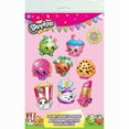 thumbnail image 3 of Shopkins Birthday Party Supplies Bundle includes 1 Happy Birthday Paper Banner, 3 Hanging Decoration Cutouts, 8 Party Photo Props, 1 Dinosaur Sticker Sheet, 3 of 4