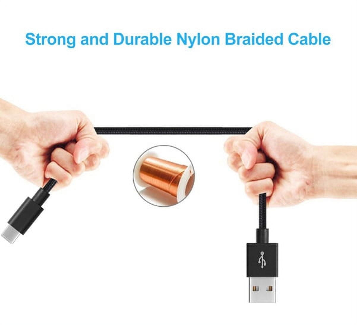 30W Fast Home Charger w Type-C 10ft USB Cable Y1J for Motorola One, Moto Z4 Z3 Play Z2 Play Z Play Droid Force Droid X4 G7 Power Play G6 - Nokia 3.1, 7.1, 8, Plus - OnePlus 5T, 6, 6T, 7 Pro