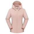 thumbnail image 1 of IMENGL Manteau d'Alpinisme Extérieur Ajusté à Capuche Uni avec Poches, Rose m, Taille M-5TG, 1 of 8