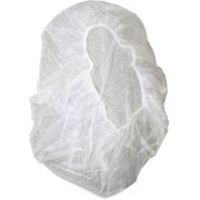 Angle View: Genuine Joe Nonwoven Bouffant Cap, Large, White, 1000 Caps