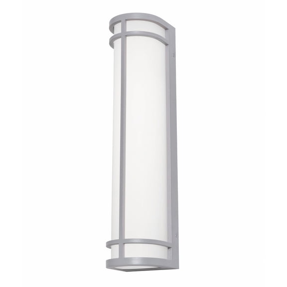 CRNW0624LAJUDTG AFX Crain - 24W 1 LED Outdoor Wall Mount-24 Inch Tall and 6 Inch Wide-Textured Grey Finish