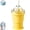 Yellow, variant on 2-in-1 Collapsible Silicone Ice Ball Maker Cup, Portable Ice Sphere Mold and Travel Tumbler for Whiskey Iced Coffee Easy to Clean