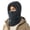 Dark Gray, variant on Ski Mask Balaclava for Women Men, Winter Full Face Mask Hooded Scarf for Cold Weather, Warm Fleece Head Cover Neck Warmer QURATI