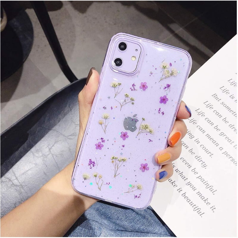 Iphone Marble Design Slim Shockproof Tpu Soft Rubber Silicone Cover Phone Case Iphone 12 Pro 6 1 Purple Walmart Com