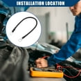 thumbnail image 2 of Unique Bargains Copper Battery Inverter Cable 8 AWG Gauge 3/8inch Battery Terminal Cable Universal for Car 1ft Black, 2 of 6