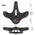 thumbnail image 2 of Cojín de asiento de bicicleta Wdftyju MTB ensanchados transpirable hueco, 2 of 8
