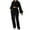 Black, variant on qolati Tow Piece Outfits for Women 2023 Casual Long Sleeve Cropped Sweatsuit with Jogger Sweatpants Lounge Sets Y2k Hooded Tracksuit with Pockets