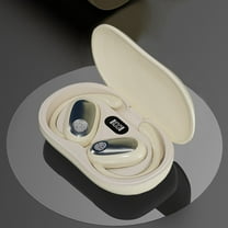 Oggfader Wireless Earbuds Bluetooth 5.49 Wireless Earphones In Ear Non In Ear DT5.0 Directional Sound Transmission Panoramic Sound Effect Strong Battery Life Bluetooth Earphones Beige