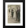 thumbnail image 2 of Anna Maria Kruijff 11x14 Black Modern Framed Museum Art Print Titled - Sisters in Eveningwear View Two Young Men (1905), 2 of 5