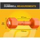 thumbnail image 4 of Fitness Alley Juego de 2 mancuernas de entrenamiento recubiertas de neopreno de 5 lb - Antideslizantes antideslizantes con agarre suave Mancuernas para ejercicios y ejercicios - Pesas de mano con form, 4 of 5