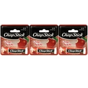 ChapStick Lip Balm, Crisp Apple, 3 Pack