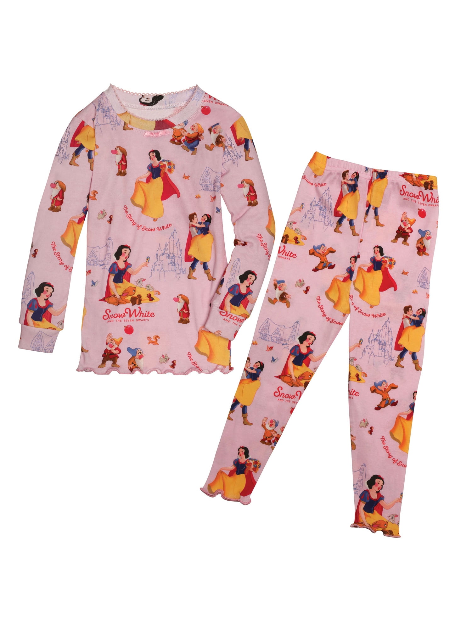 Books to Bed Children's Pajamas Snow White Children's 2 Piece PJ