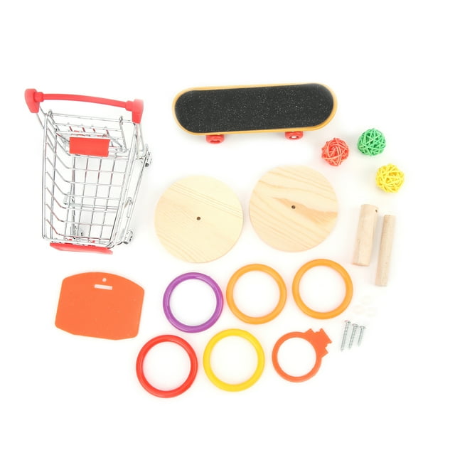 Parakeets Training Toy,4pcs Parakeets Training Toys Birds Intelligence Toy Set Pet Bird Supplies Future-Proof Design