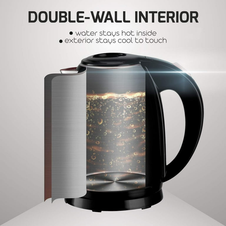 Ovente Ovente KD64G 1.7 ltr Double Wall Insulated Stainless Steel